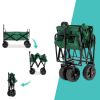 Green Heavy Duty Collapsible Multipurpose Indoor/Outdoor Utility Garden Cart