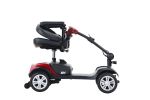 Four wheels Compact Travel Mobility Scooter with 300W Motor for Adult-300lbs, RED