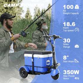 Elevate Your Journey with the Camp Pioneer-Experience Speeds up to 11.6 MPH and a Generous 55L Cooler Capacity