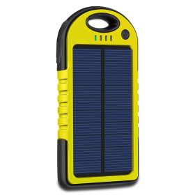 10000mAh Portable Fast Charging Power Bank USB Solar Charging with Flashlight For iPhone Xiaomi Android