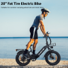 500W electric trail bike.  35 km/h speed vertical bar folding load 100kg climbing 15° range 40km instrument LCD LED lighting adult common