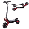 3600W electric folding scooter 21Ah lithium battery C type shock absorption 65 km/h load 130kg climb 35° range 45-65km LED MOOD lighting