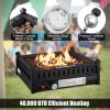 16.5 Inch Tabletop Propane Fire Pit with Simple Ignition System