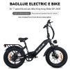 500W electric trail bike.  35 km/h speed vertical bar folding load 100kg climbing 15° range 40km instrument LCD LED lighting adult common