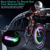 2Pcs 32LEDs Patterns Cycling Lights Rainbow Wheel Tire Flash Lamp