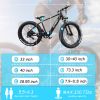 Sivrock Ebike Electric Bike 26'' Fat Tire 1000W Motor 48V 15Ah Large Battery Mountain E-Bike Shimano 7-Speed Bicycle