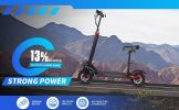 J-01PRO Adult Folding Electric Scooter 800W 48V15AH Super Motor 10" Solid Tires