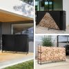 4 Feet/5 Feet/6 Feet/8 Feet Firewood Storage Log Rack