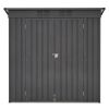 6 x 4 ft Outdoor Storage Shed, All Weather Tool Shed for Garden, Backyard, Lawn, Black