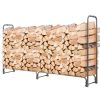 4 Feet/5 Feet/6 Feet/8 Feet Firewood Storage Log Rack