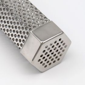 Hexagon Stainless Steel 304 Smoker Tube/Smoker Box For BBQ Grill Outdoor Smoker Tube 12inch 6inch (size: 6 Inches)