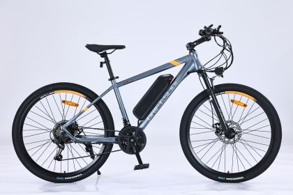 GT-X100 350W Electric Bike for Adults 26'' Tire 36V 13Ah Up to 50 Miles Adults Electric Bicycle (Color: Grey/Orange)