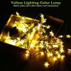 2Pcs Solar Powered String Lights 39.3FT 100LED Beads Fairy Star Lights