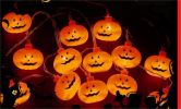 Halloween Decoration Jack-O '-Lantern Led String Of Lights Battery Box Party Halloween Jack-O' -Lantern String