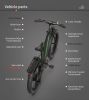 New Pattern Electric Bike Fat Tire With Removable Lithium Battery for Adults