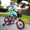 14 Inch Kids Bike with 2 Training Wheels for 3-5 Years Old