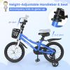 16 Inch Kids Bike with Removable Training Wheels for 4-7 Years Old