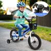 14 Inch Kids Bike with 2 Training Wheels for 3-5 Years Old