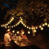 2Pcs Solar Powered String Lights 39.3FT 100LED Beads Fairy Star Lights