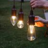 Outdoor portable camping lights; retro design; LED lights; tent lights; Christmas camping ambient lights decorative light; 2 pack