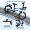 14 Inch Kids Bike with 2 Training Wheels for 3-5 Years Old