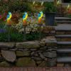 Solar Powered Parrot Garden Light IP65 Waterproof LED Parrot Landscape Lamp Decorative Lawn Lights